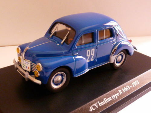 4CV37 1/43 Eligor renault : 4 CV BERLINE TYPE R 1063-1953 #22