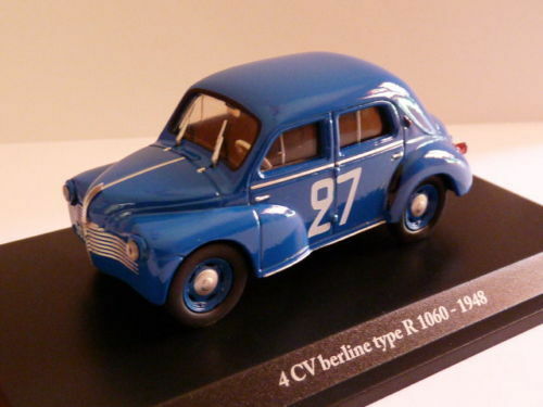 4CV21 voiture 1/43 Eligor renault : 4 CV BERLINE TYPE R 1060-1948