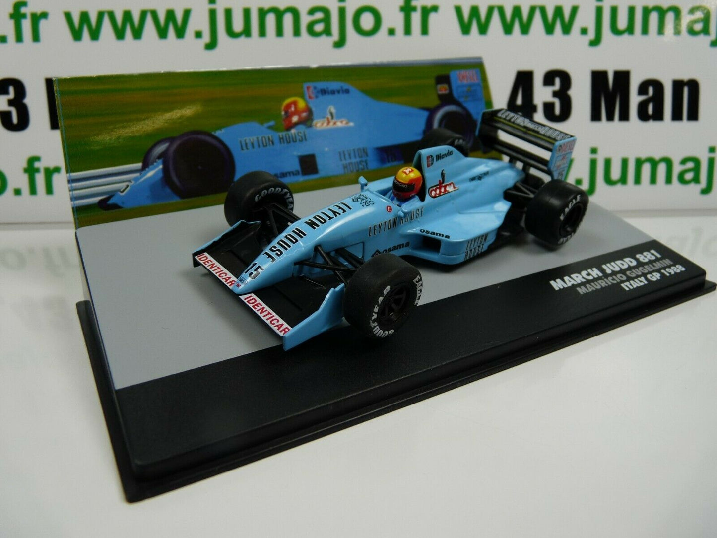 FOR25 voiture eaglemoss 1/43 F1 BRESIL Formule 1 MARCH JUDD 881 M.Gugelmin 1988