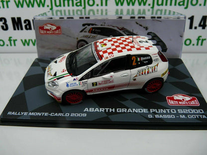 RMIT6 1/43 IXO Rallye Monte Carlo : ABARTH grande Punto S2000 G.BASSO / M.DOTTA