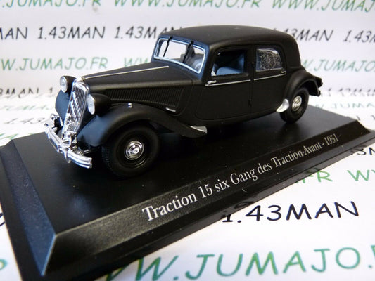 TRA68 voiture 1/43 atlas traction NOREV  traction 15 six gang des traction 1951