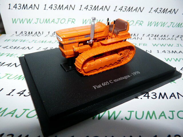 TR17 Tracteur 1/43 universal Hobbies  : FIAT 605 C montagna 1970 n ° 113