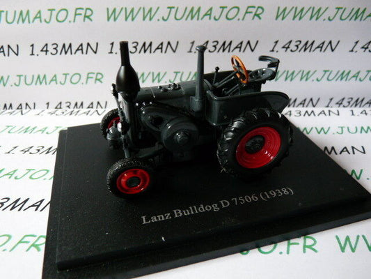 TR80 Tracteur 1/43 universal Hobbies : LANZ BULLDOG D7506 (1938)