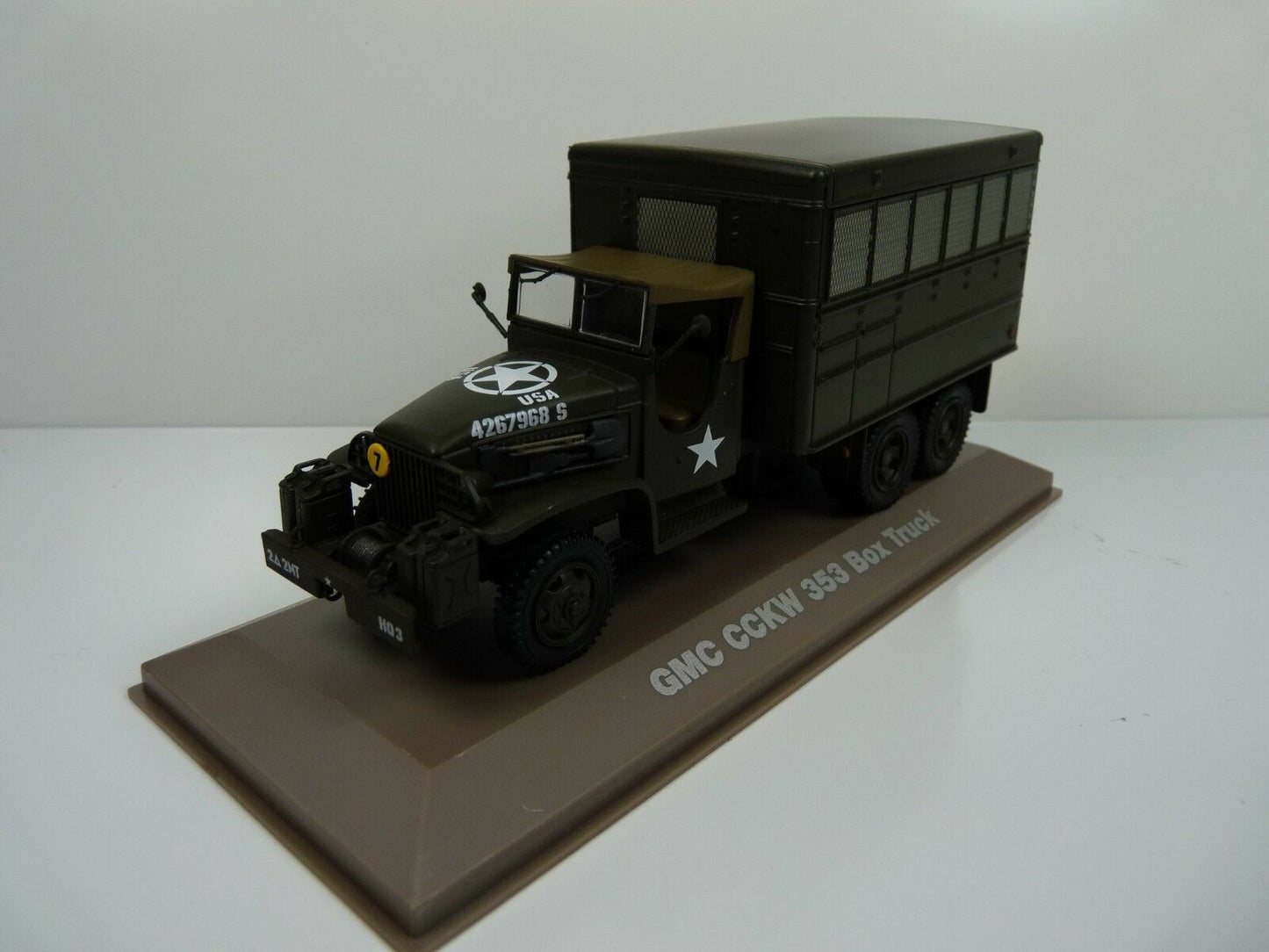 BL22 atlas IXO 1/43 Blindés WW2 GMC CCKW 353 Box truck US army Blister abîmé broken