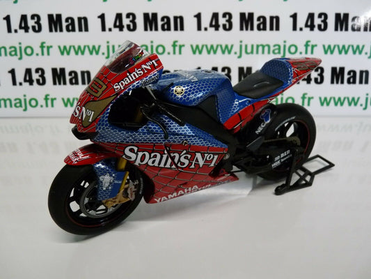 HON4 MOTO 1/12  : YAMAHA YZR - M1 Marco Melandri 2004 Portugal SPIDERMAN
