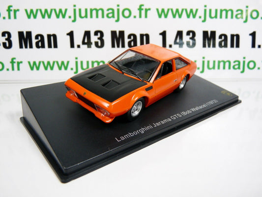 LB68 voiture 1/43 IXO LAMBORGHINI : JARAMA GTS Bob Wallace 1972