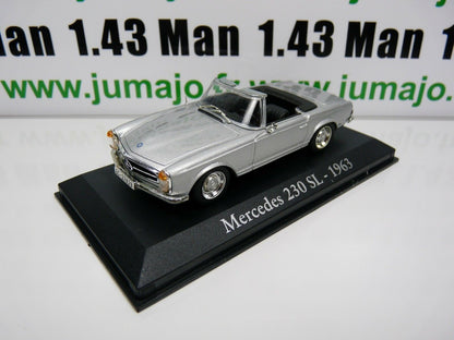 RBA4 voiture 1/43 RBA Italie IXO : Mercedes 230 SL 1963 "pagode"