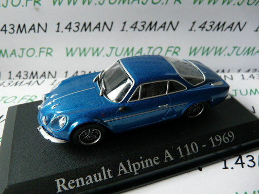 RBA33 voiture 1/43 Italie IXO : RENAULT Alpine A110 1969