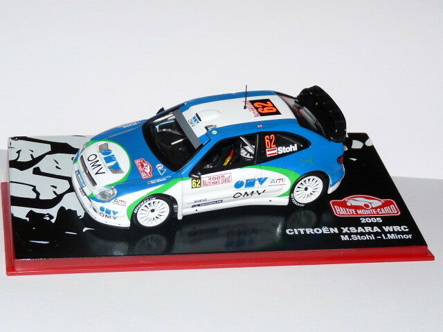 RMC102 1/43 IXO altaya Rallye Monte Carlo CITROËN XSARA WRC 2005 Stohl