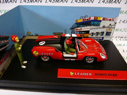 MV15 voiture altaya IXO 1/43 diorama BD MICHEL VAILLANT : Leader GENGIS KHAN