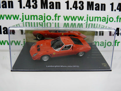 LB14 voiture 1/43 IXO LAMBORGHINI : MIURA JOTA 1970 rouge