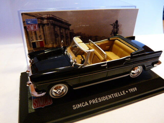 SIM19 voiture altaya IXO 1/43 SIMCA : SIMCA présidentielle 1959