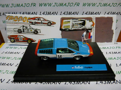 MV16 voiture altaya IXO 1/43 diorama BD comics MICHEL VAILLANT : RUSH n°16