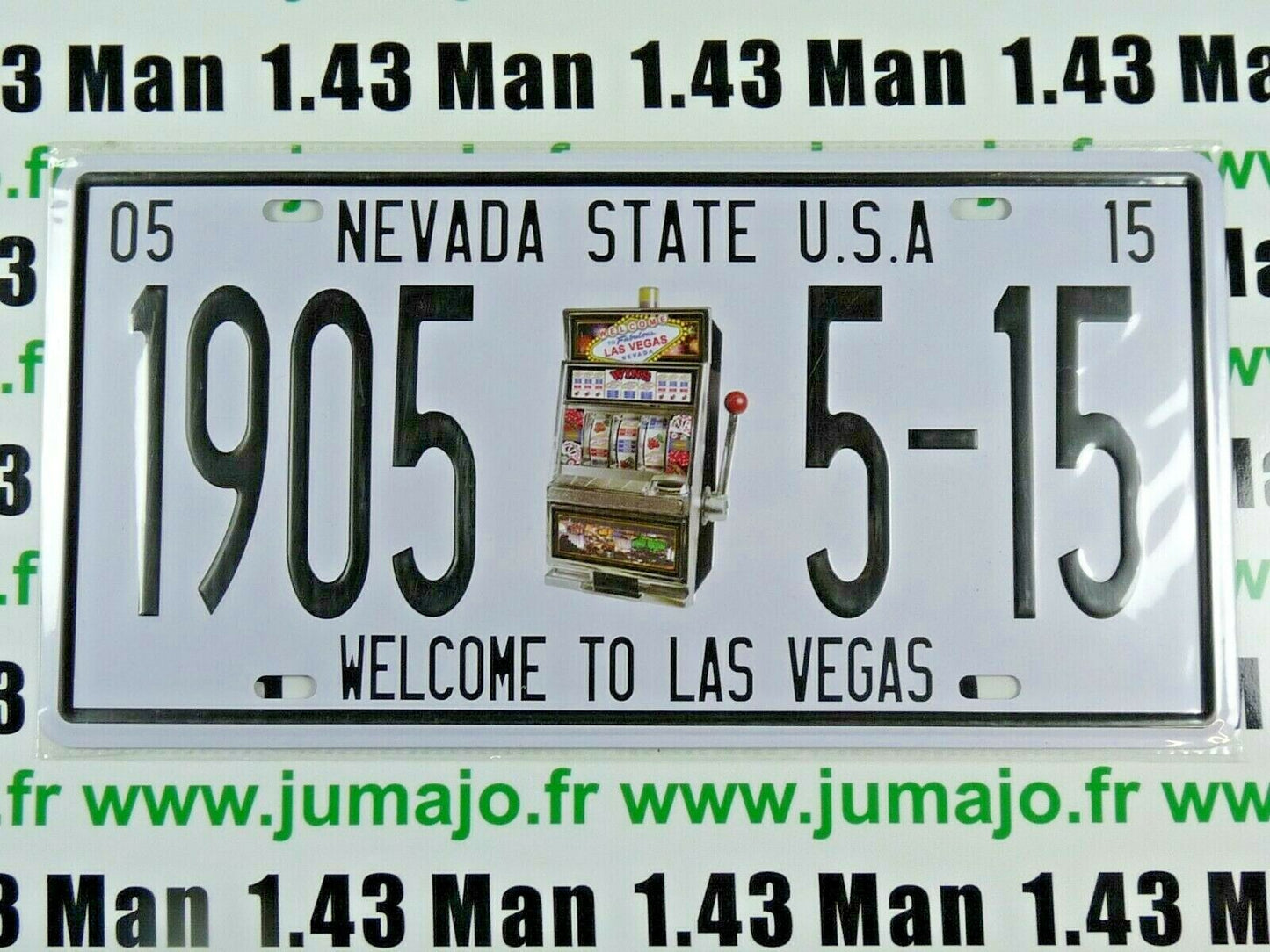 PA102 PLAQUES TOLEE 15 X 30 cm : Nevada State USA - WELCOME TO LAS VEGAS