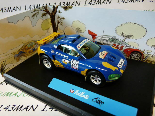 MV4 voiture altaya IXO 1/43 diorama BD MICHEL VAILLANT : LE CAIRE cairo N°4