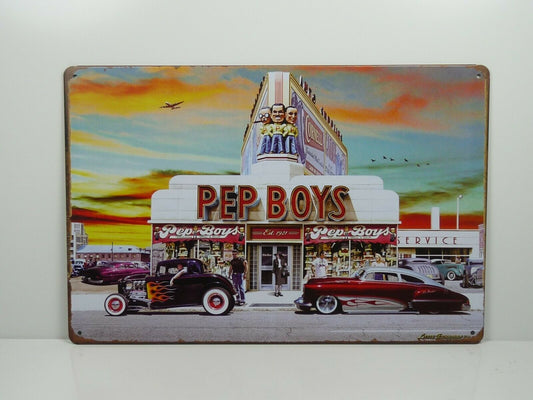 PA38 PLAQUES TOLEE vintage 20 X 30 cm : Pep Boys