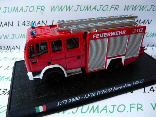 PDP72 1/72 DEL PRADO Pompiers du Monde : LF16 IVECO Euro-Fire 140-12