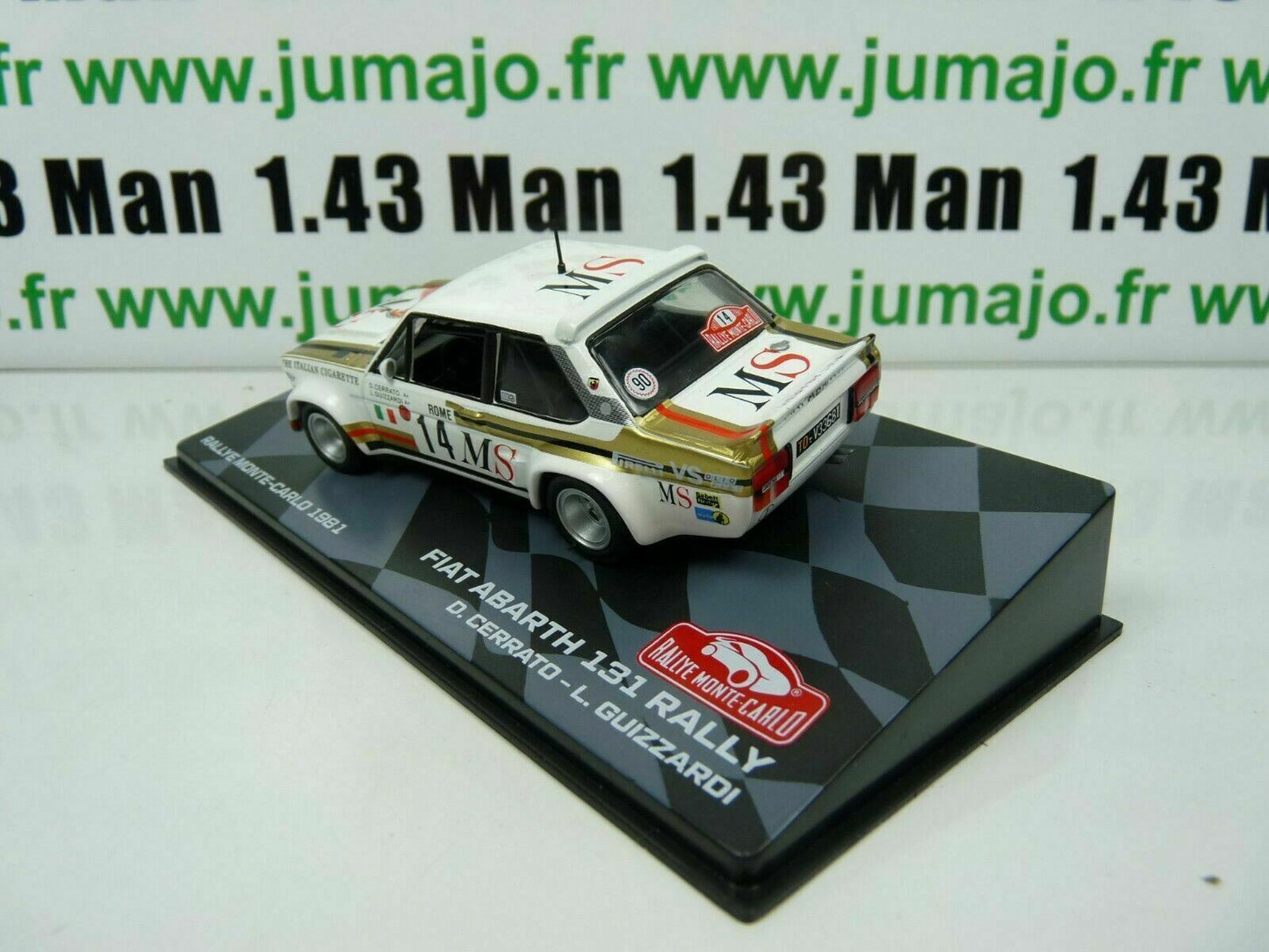 RMIT22 1/43 IXO Rallye Monte Carlo : FIAT Abarth 131 rally 1981 Cerrato #14