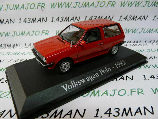 RBA14 voiture 1/43 RBA IXO : VOLKSWAGEN POLO 1982 3 portes rouge