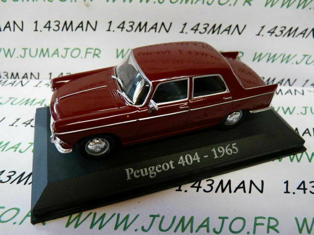 RBA10 voiture 1/43 RBA Italie IXO : PEUGEOT 404 1965