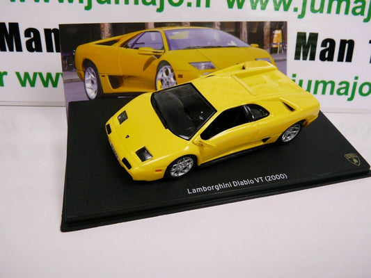 LB12 voiture 1/43 IXO LAMBORGHINI : DIABLO VT 2000 jaune