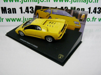 LB12 voiture 1/43 IXO LAMBORGHINI : DIABLO VT 2000 jaune