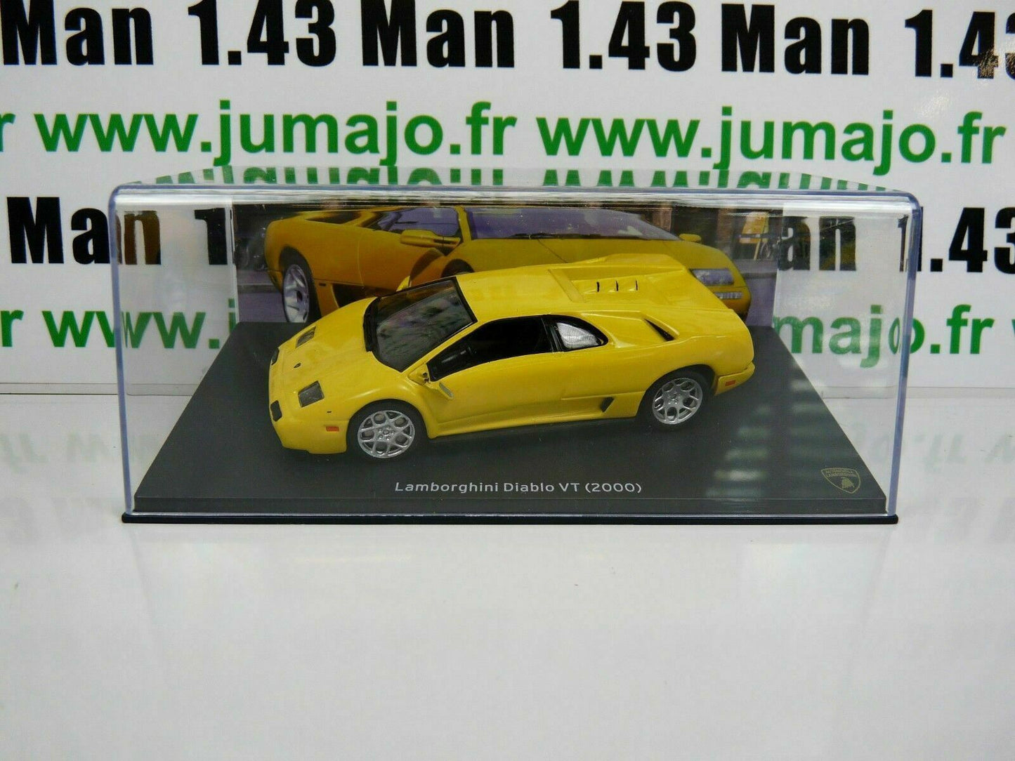 LB12 voiture 1/43 IXO LAMBORGHINI : DIABLO VT 2000 jaune