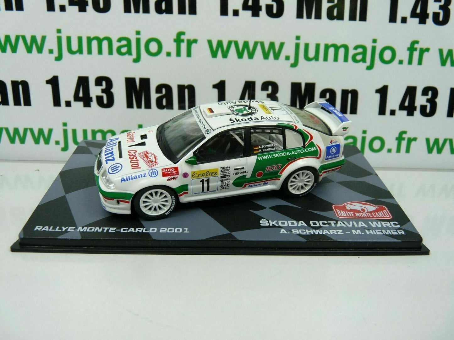 RMIT30Z 1/43 IXO Rallye Monte Carlo : SKODA Octavia WRC 2001 A.Schwarz #11