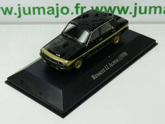 ARG43 Voiture 1/43 SALVAT Autos Inolvidables : Renault 12 Alpine 1978