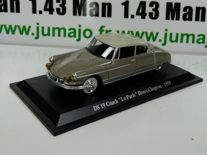 DS10 voiture 1/43 atlas DS NOREV :  DS 19 Coach Le Paris Chapron 1959