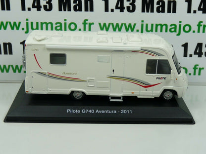 CC40 1/43 camping cars hachettes : Pilote G740 Aventura 2011