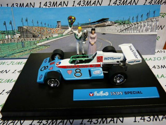 MV48 voiture altaya IXO 1/43 diorama BD MICHEL VAILLANT INDY Special