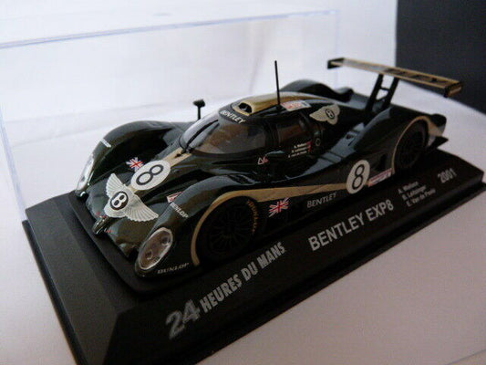24H41Z voiture 1/43 IXO 24 Heures Le Mans : BENTLEY EXP-8 winner 2001 1st #8