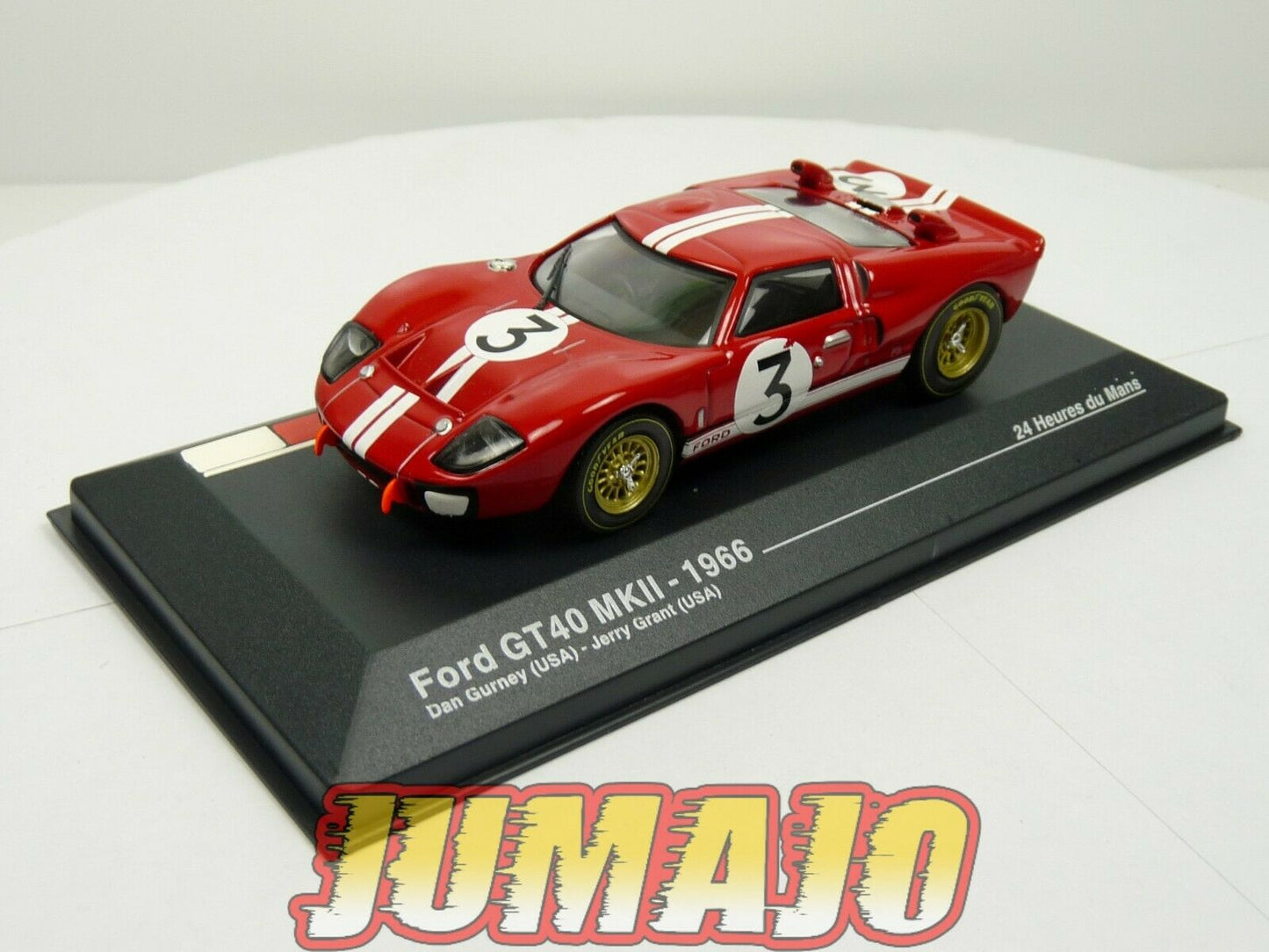 MS5 voiture 1/43 IXO 24 Heures Le Mans : FORD GT40 MKII 1966