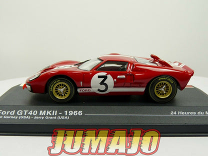 MS5 voiture 1/43 IXO 24 Heures Le Mans : FORD GT40 MKII 1966