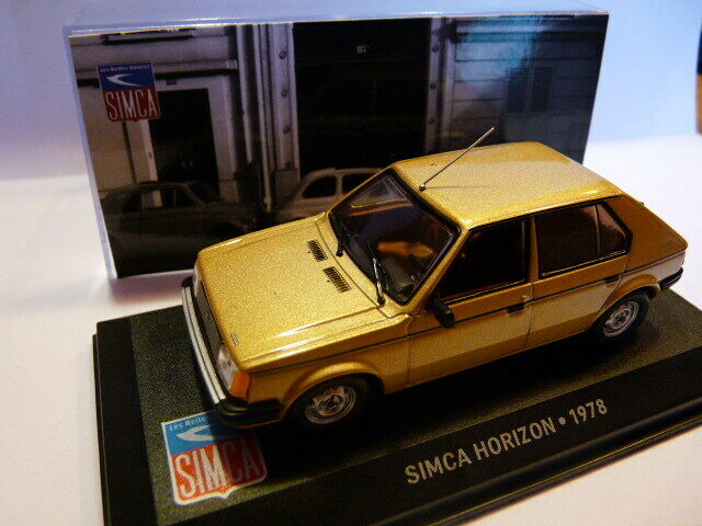 SIM30 Voiture 1/43 IXO altaya simca horizon 1978 doré