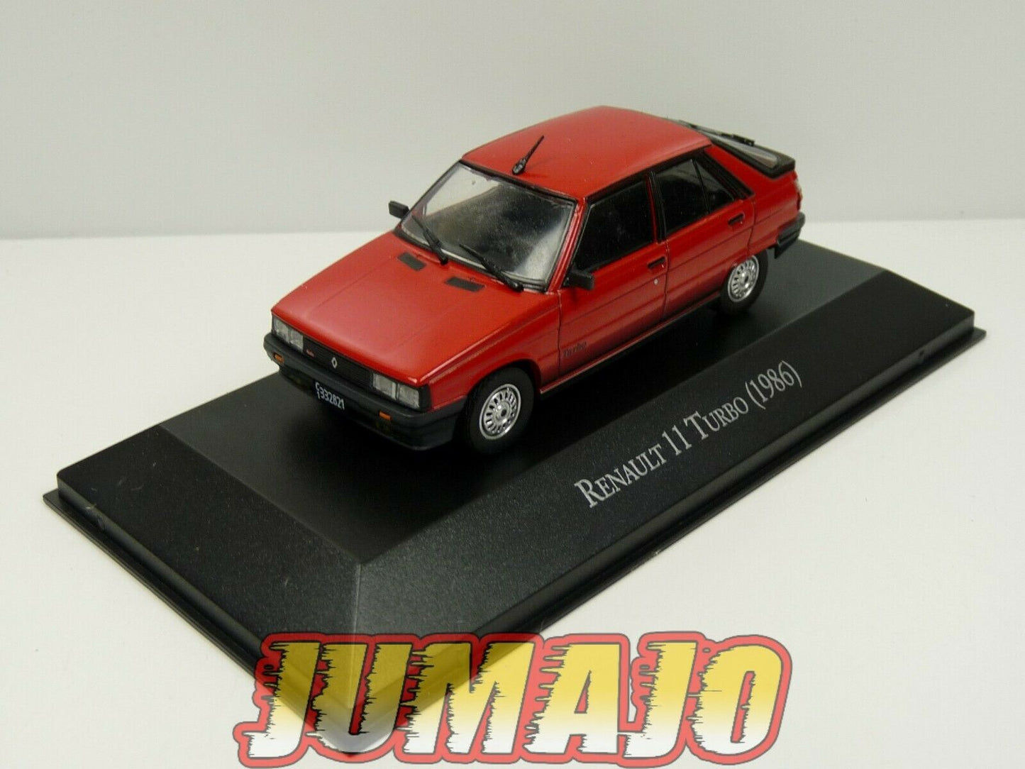 AQV11 Voiture 1/43 SALVAT Inolvidables 80/90: Renault 11 TURBO rouge 1986