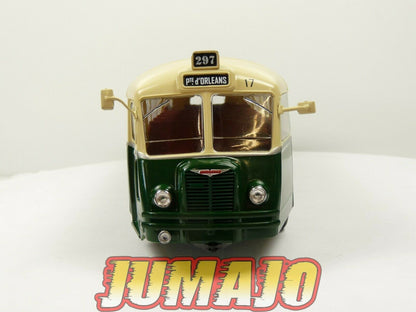 BUS75 BUS IXO Hachette 1/43 : Chausson APH-47 RATP 105 Ligne 297 France 1947