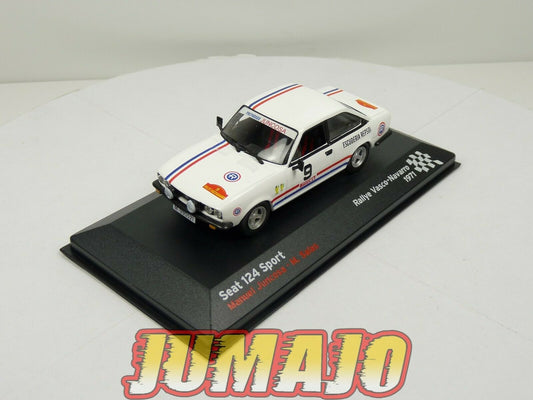 RES6 voiture 1/43 IXO altaya SEAT de Rallye : SEAT 124 Sport Juncosa Salas 1971