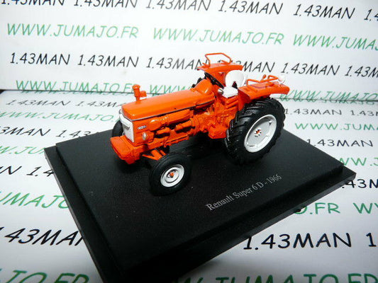 TR11 Tracteur 1/43 universal Hobbies  : RENAULT Super 6D 1966