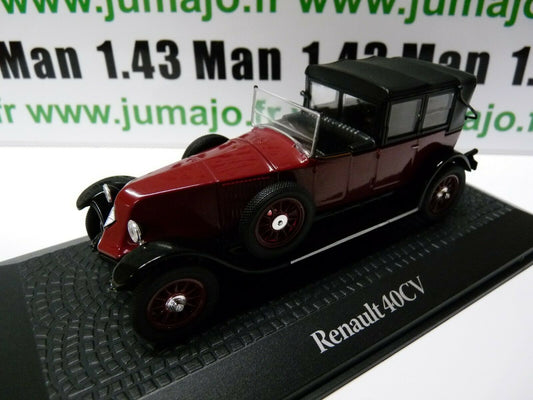 PR31 voiture1/43 norev présidentielle : RENAULT 40CV Gaston DOUMERGUE 1924