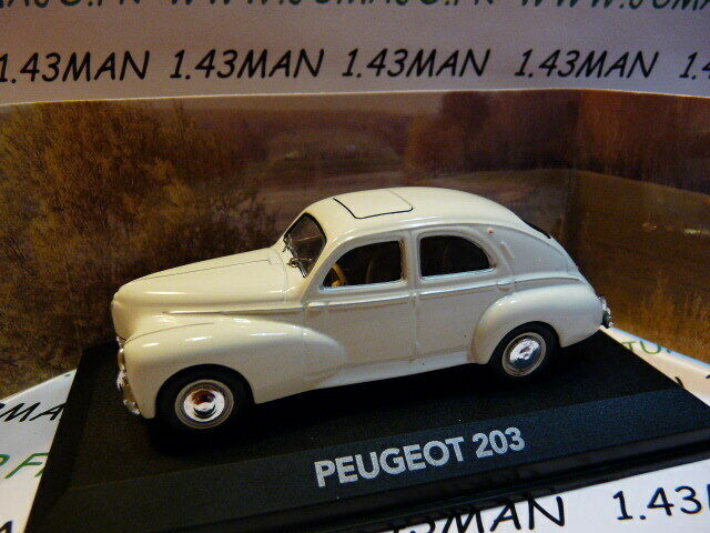 VMP7 voiture 1/43 NOREV atlas voiture de mon père : PEUGEOT 203 blanche