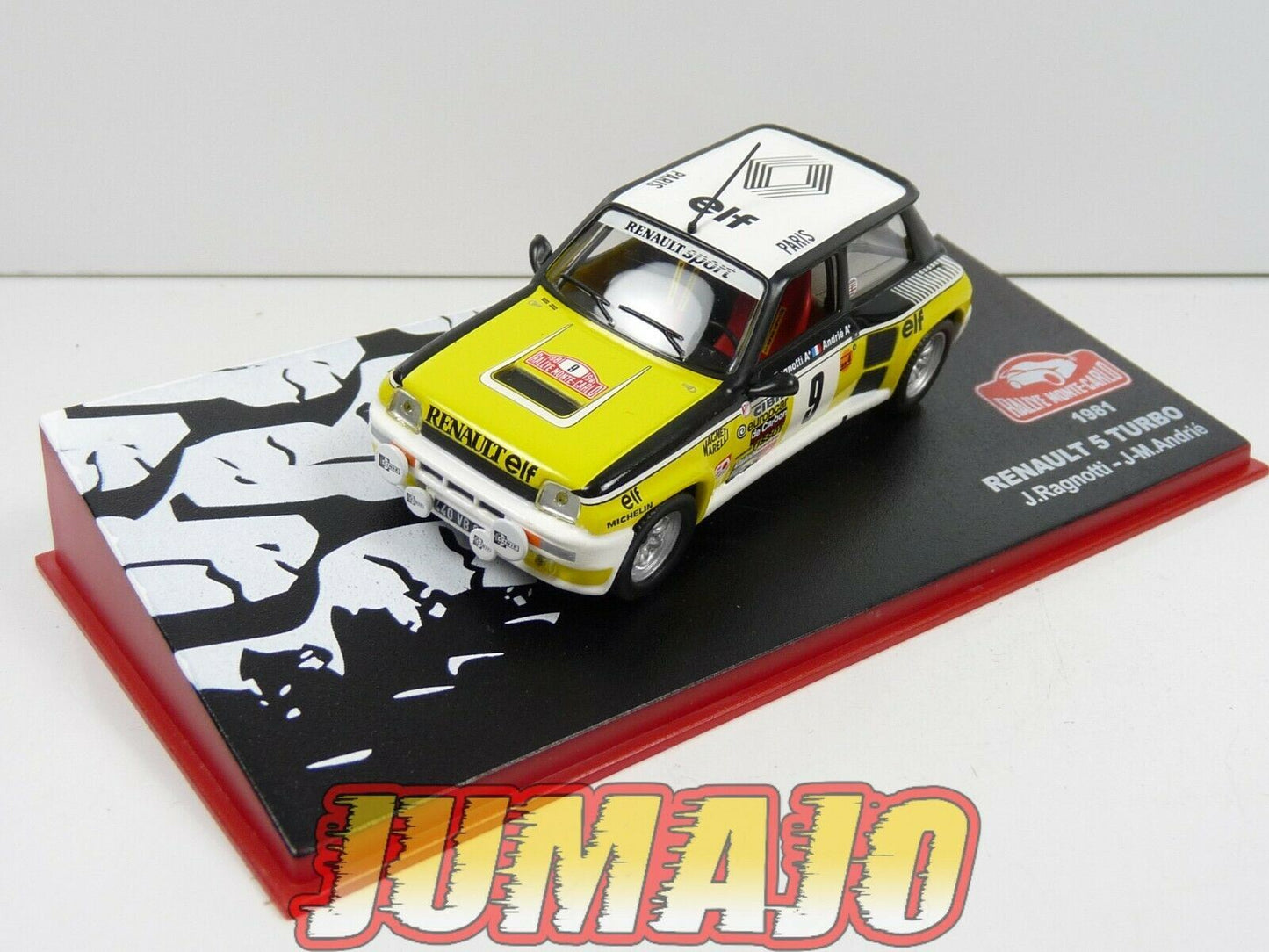 RMC18 1/43 IXO Altaya RallyeMonte Carlo : 1981 RENAULT 5 TURBO J. Ragnotti