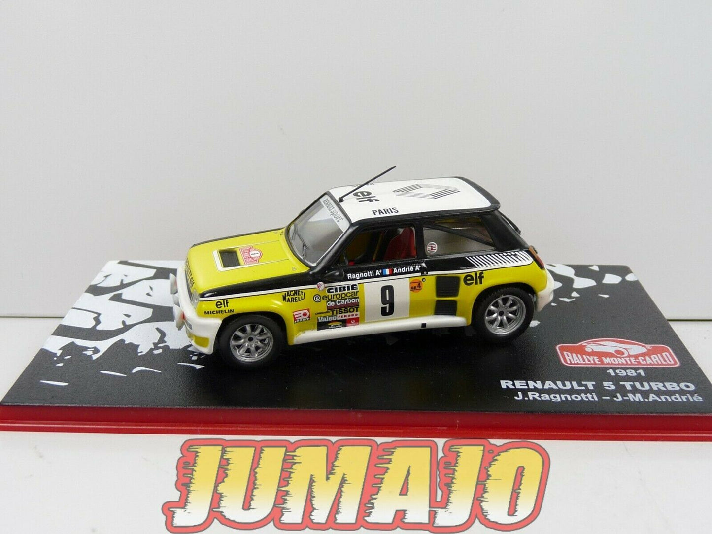 RMC18 1/43 IXO Altaya RallyeMonte Carlo : 1981 RENAULT 5 TURBO J. Ragnotti