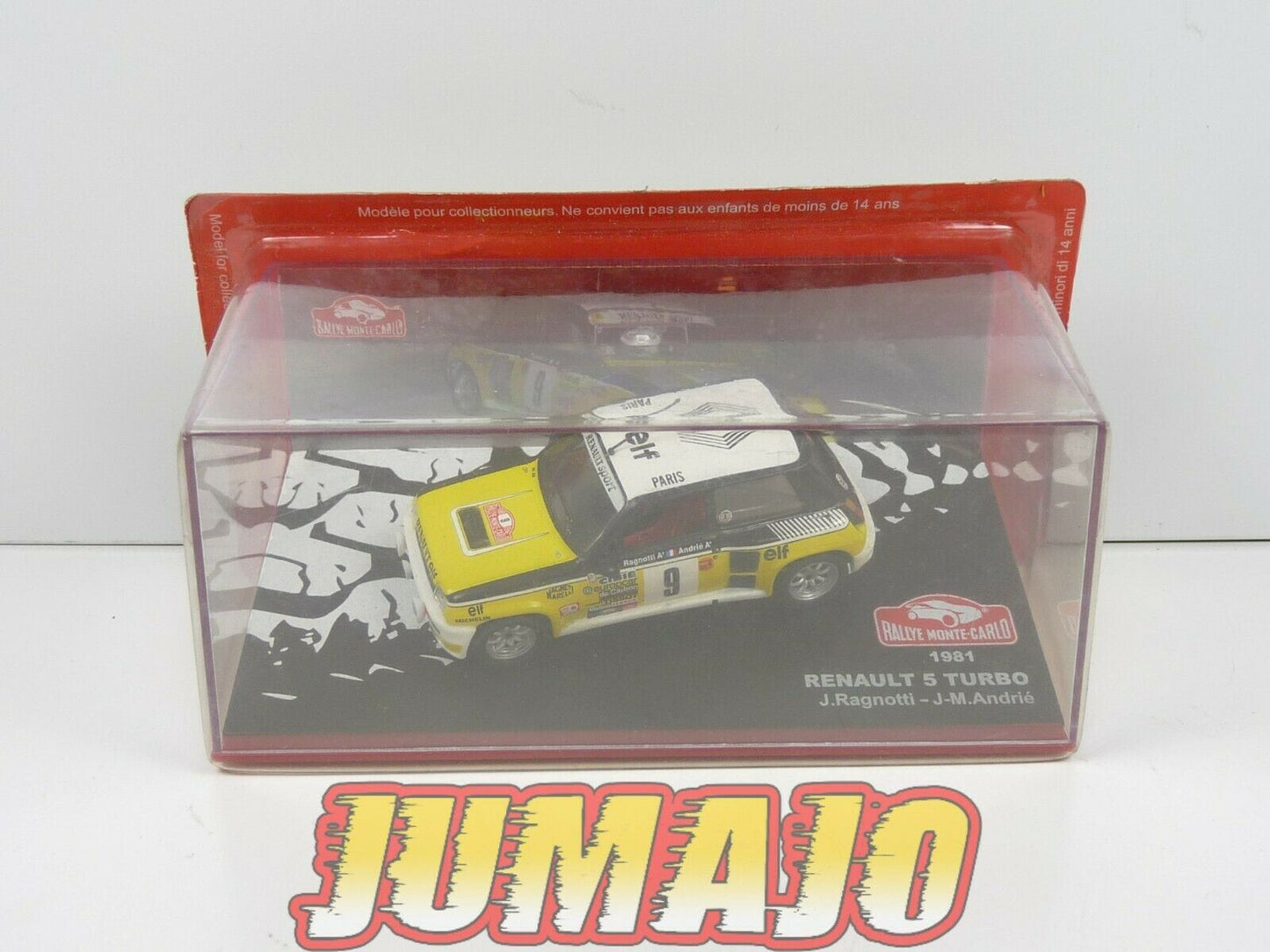 RMC18 1/43 IXO Altaya RallyeMonte Carlo : 1981 RENAULT 5 TURBO J. Ragnotti