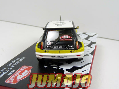 RMC18 1/43 IXO Altaya RallyeMonte Carlo : 1981 RENAULT 5 TURBO J. Ragnotti