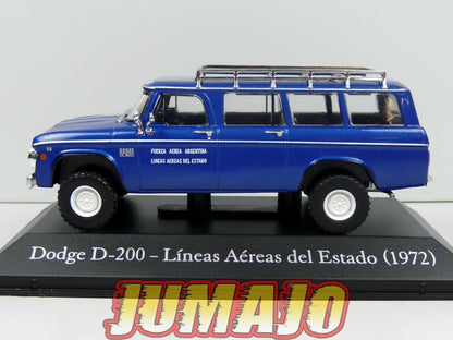 SER12 1/43 SALVAT Vehiculos Servicios DODGE D 200 4X4 Force Aérienne 1972