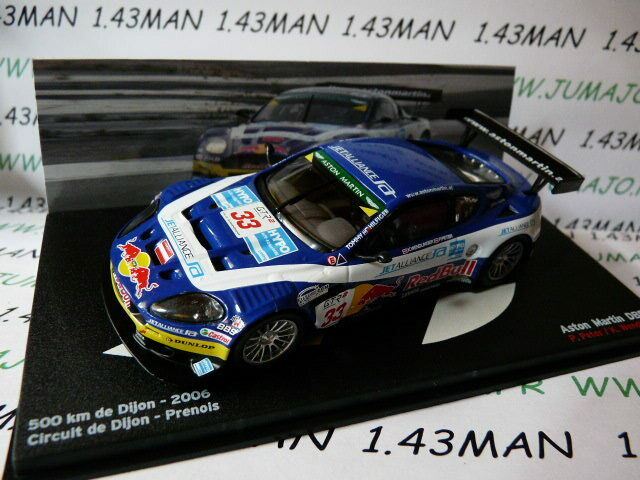 PVI10 voiture 1/43 IXO 24 Heures Le Mans : ASTON MARTIN DBR9 500km de dijon 2006