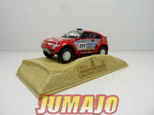 DKR3 1/43 NOREV M6 Paris/Dakar : MITSUBISHI PAJERO 2004 #203 Winner Peterhansel