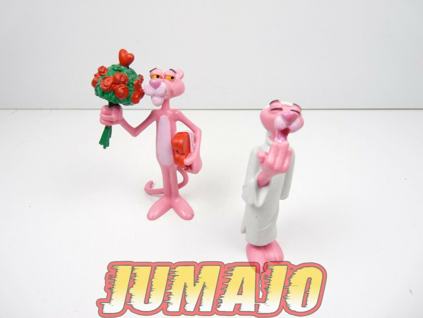 FIG31 lot 2 figurines PVC PANTHERE ROSE pink panther : M+B toys 8 cm